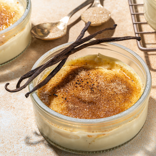 Coconut Caramel Creme Brulee