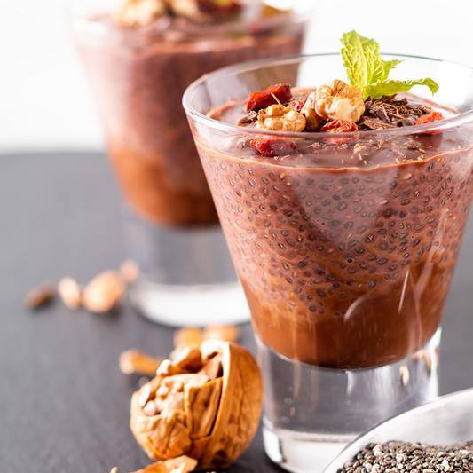 Choco-Goji Chia Pudding