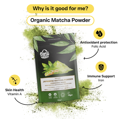Organic Japanese Matcha Powder 50g (Ceremonial Grade)