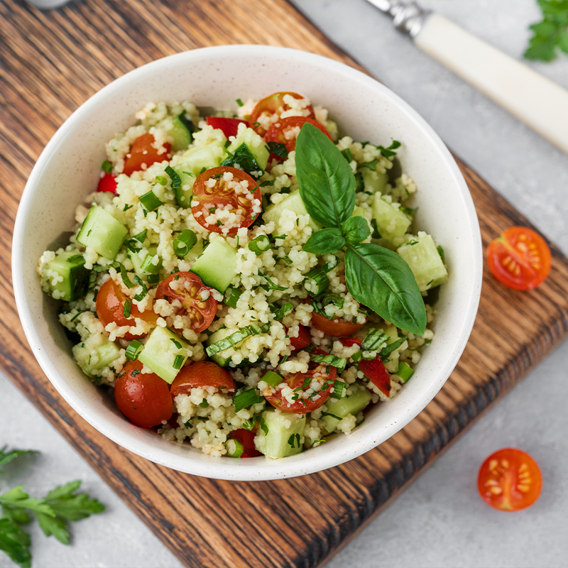 Green salad bowl