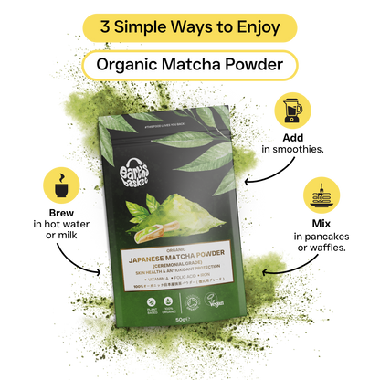 Organic Japanese Matcha Powder 50g (Ceremonial Grade)