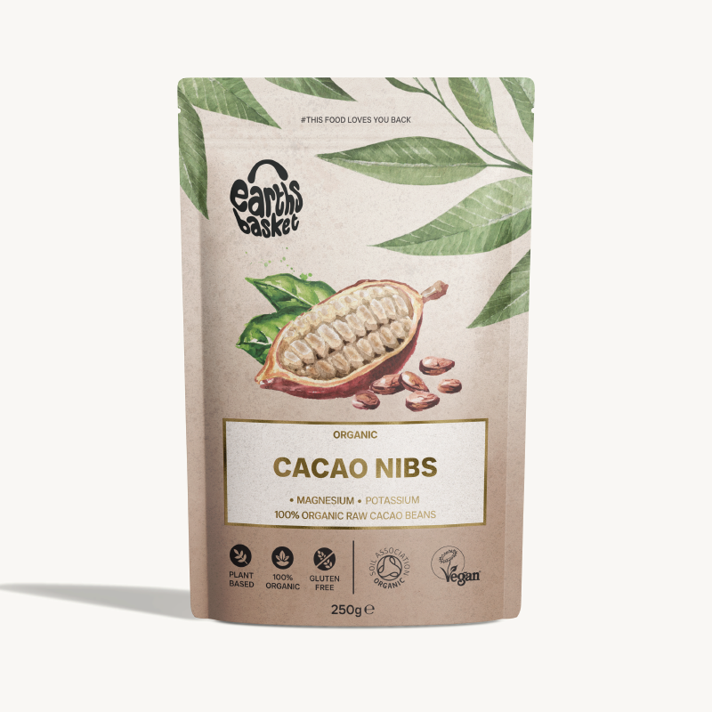 A package of Cacao Nibs