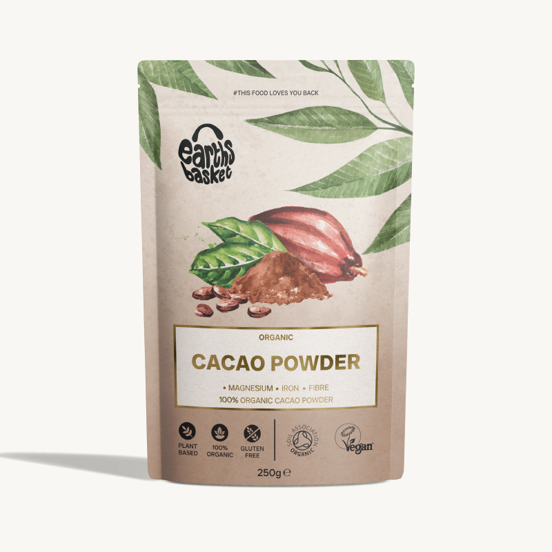 A package of Cacao Powder