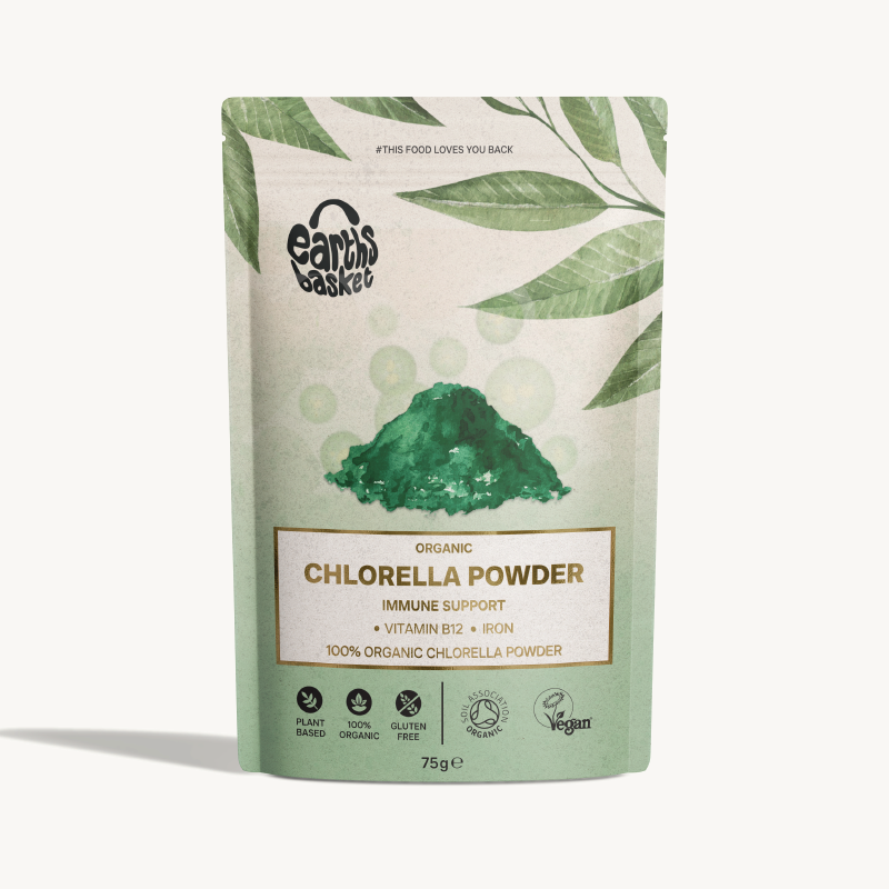 A package of Chlorella powder