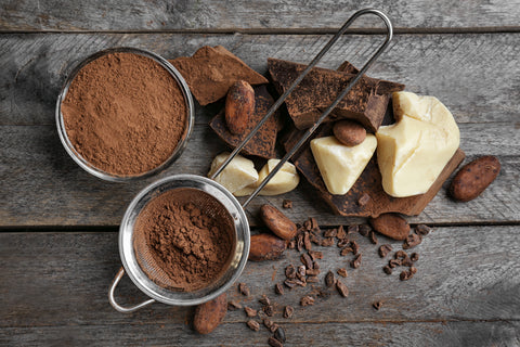 Cacao powder, Cacao beans and Cacao butter